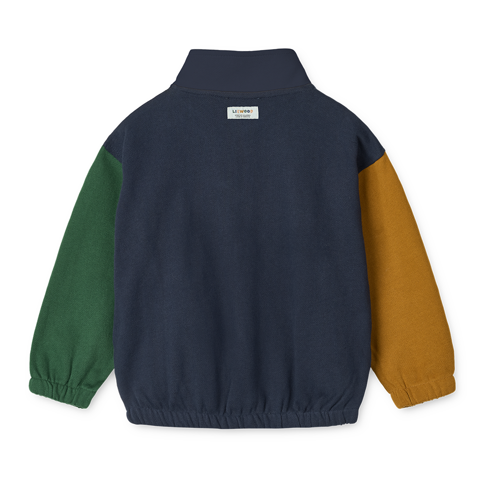 Liewood Sweatshirt zippé 'Cassius' Classic Navy Multi Mix