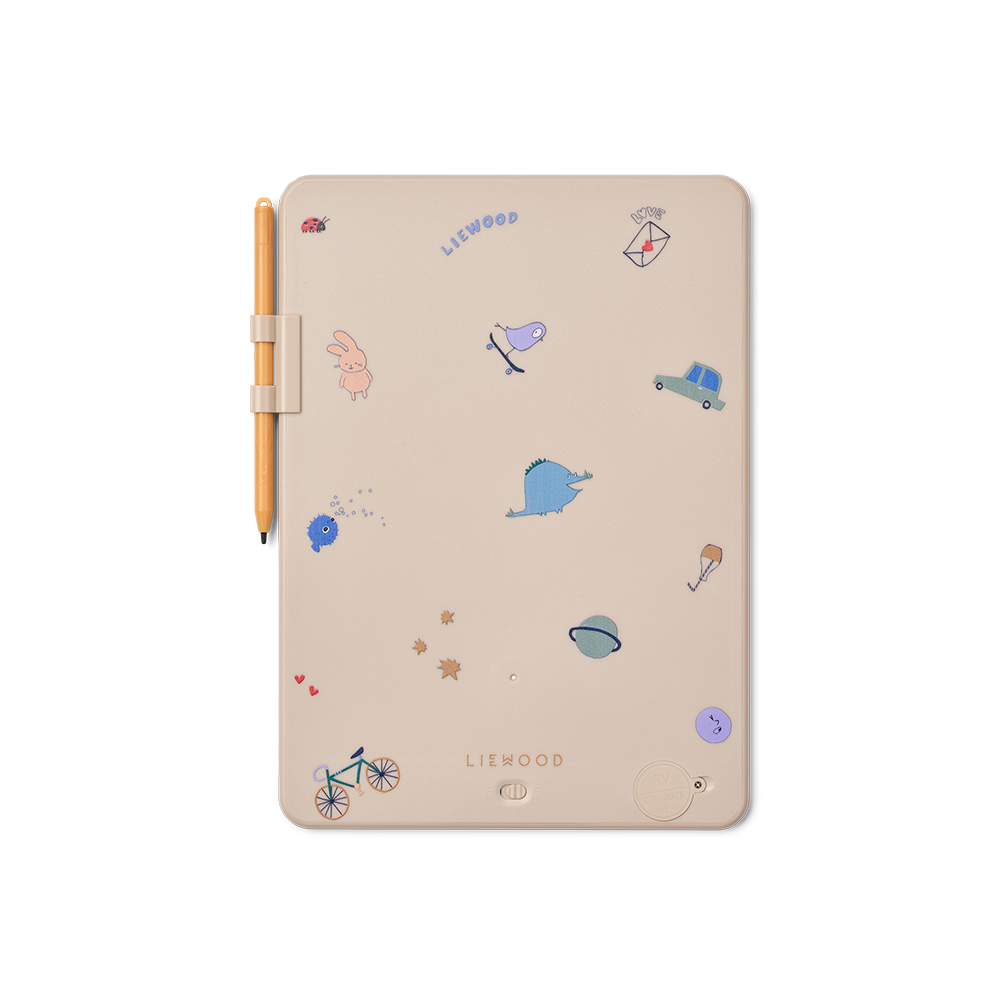 Liewood Magisches LCD-Maltablet 'Zora' Tamtam/Sandy