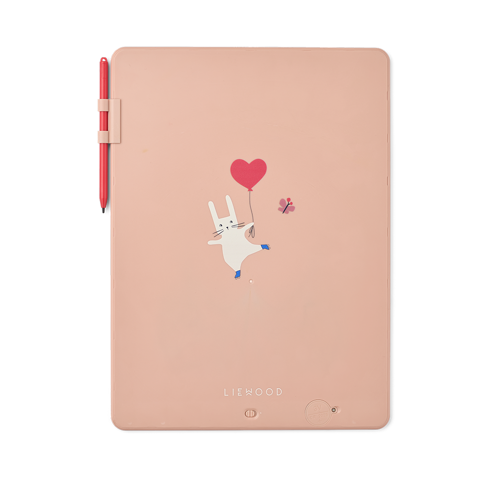 Liewood Magisches LCD-Maltablet 'Zora' Rabbit/Pale Tuscany - Online MY SNOWFLAKE