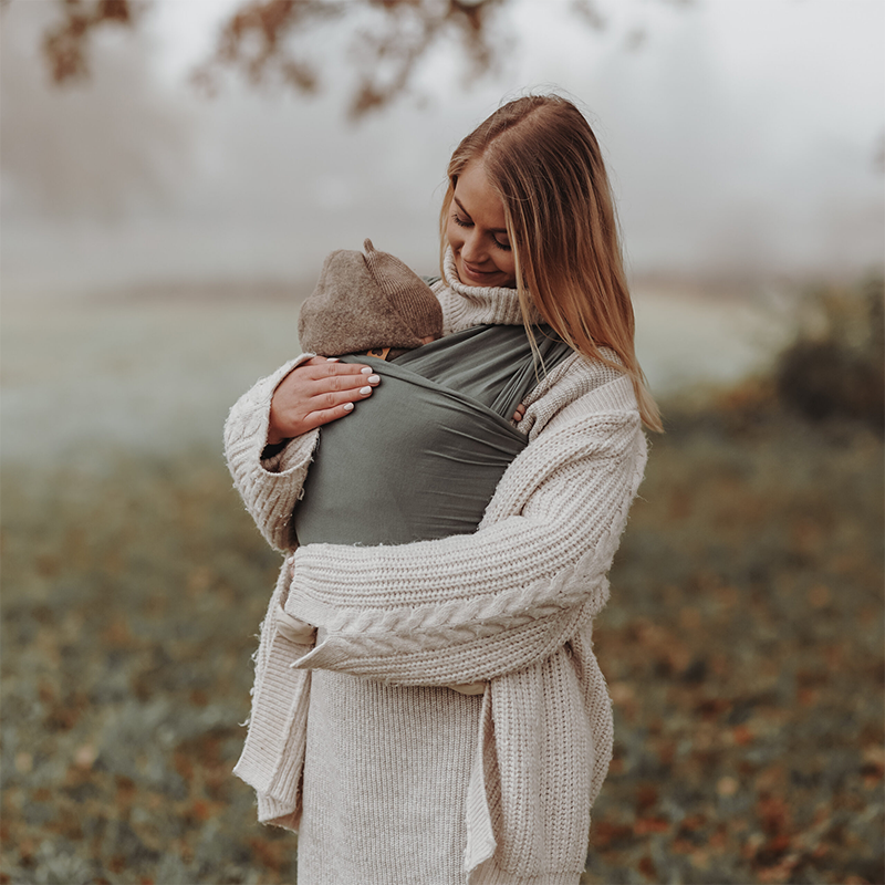 Little Wombat Tragetuch Forest Green - Online MY SNOWFLAKE