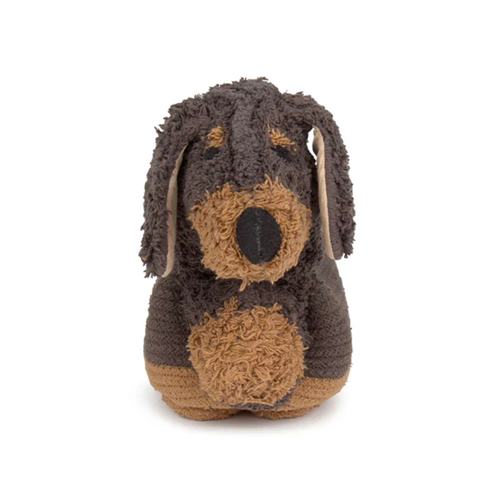 Lorena Canals Aufbewahrungskorb 'Dog Sparky' Dark Brown