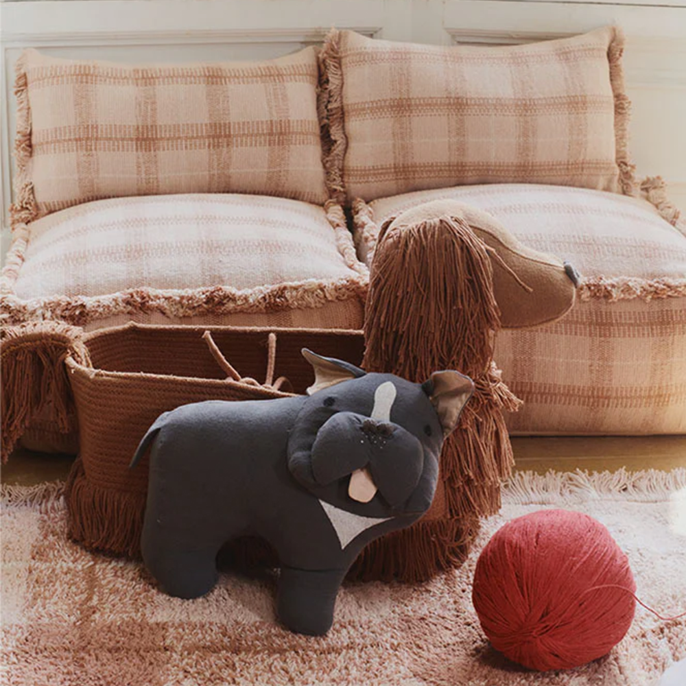 Lorena Canals Kissen 'Jimmy' Dark Grey