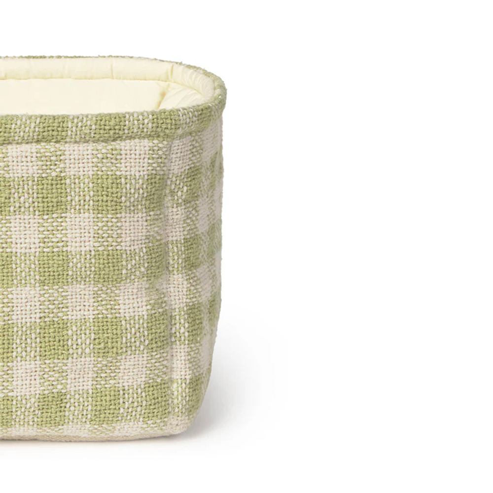 Lorena Canals Aufbewahrungskorb 'Vichy' Matcha