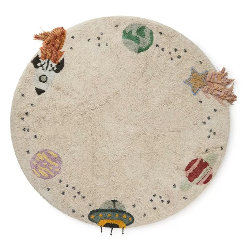 Lorena Canals Washable Cotton Rug 'Interstellar Journey'