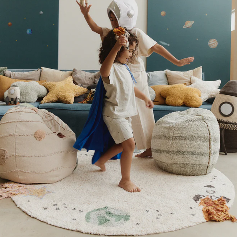 Lorena Canals Washable Cotton Rug 'Interstellar Journey'