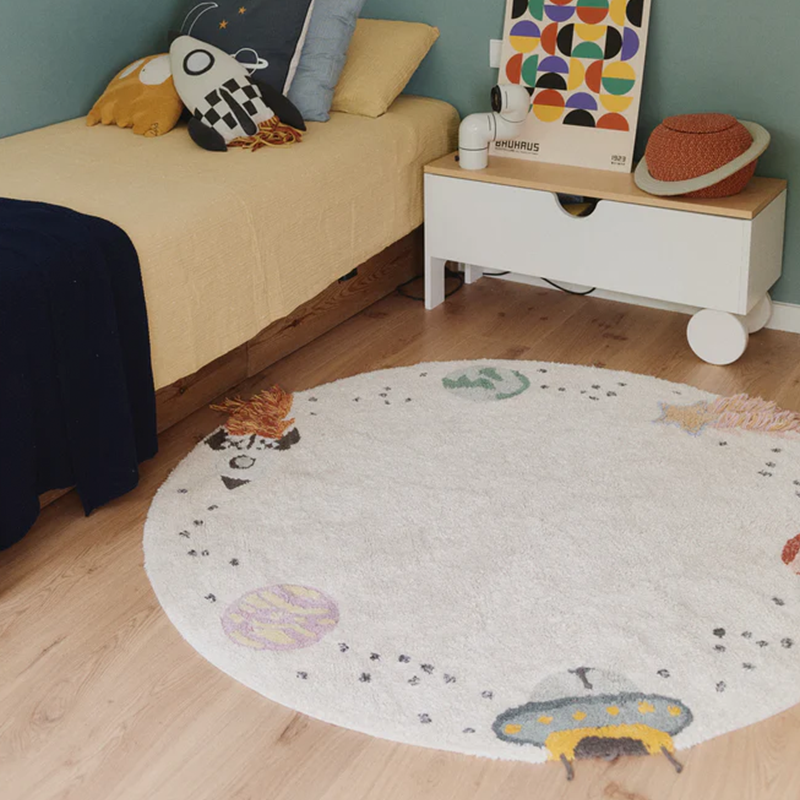 Lorena Canals Washable Cotton Rug 'Interstellar Journey'