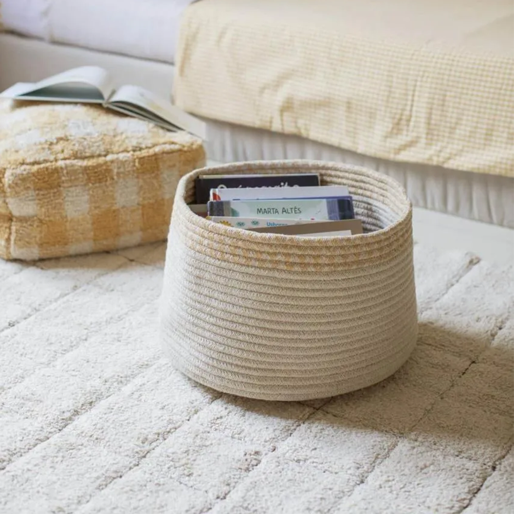 Tapis lavable en coton Lorena Canals 'Mosaic' Natural