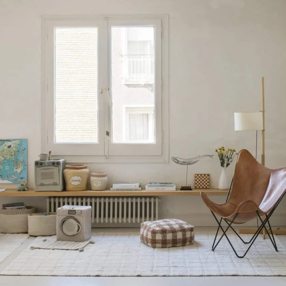 Tapis lavable en coton Lorena Canals 'Mosaic' Natural