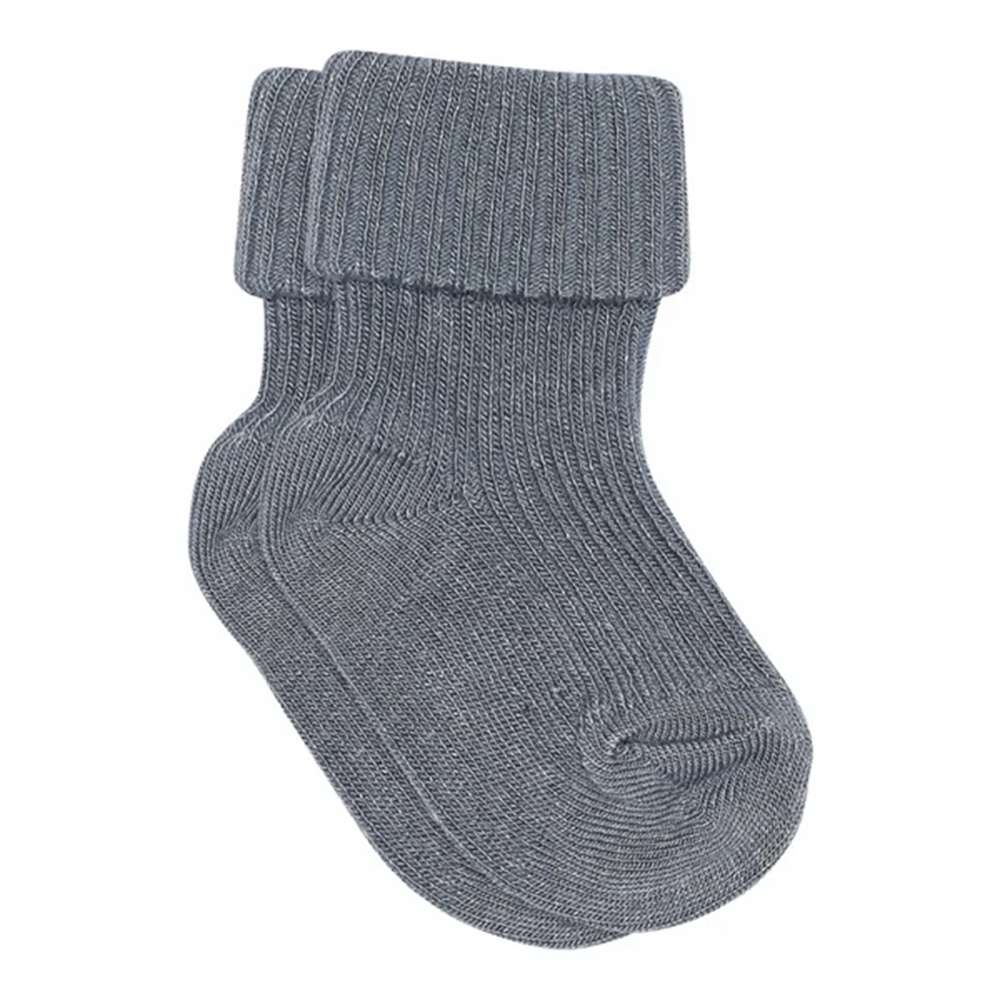 MP Denmark Socken aus Bambus 'Story' Stone Blue - Online MY SNOWFLAKE