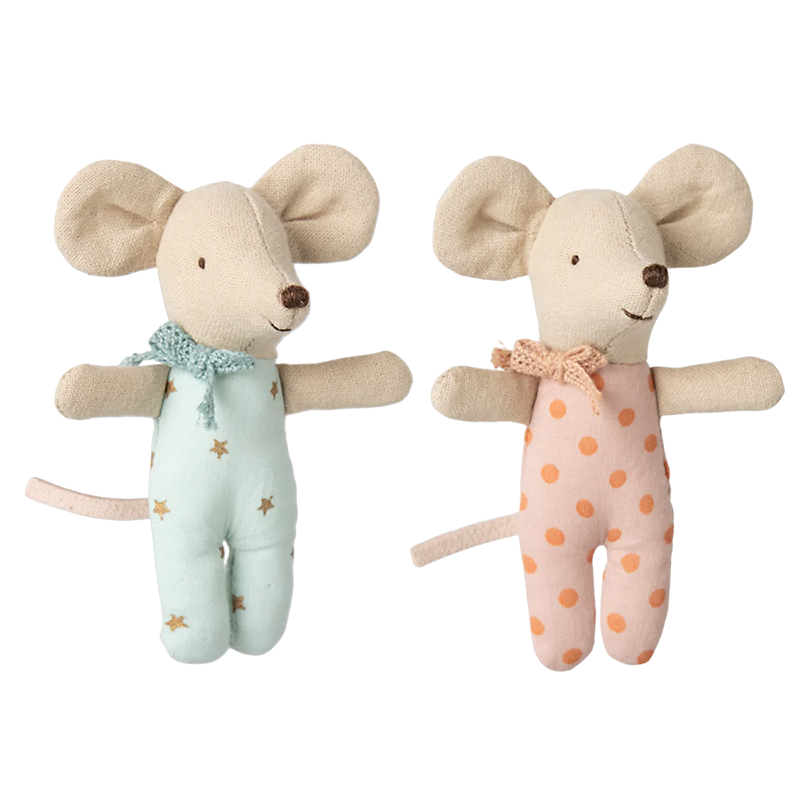 Maileg Zwillinge 'Babymaus' in Streichholzschachtel
