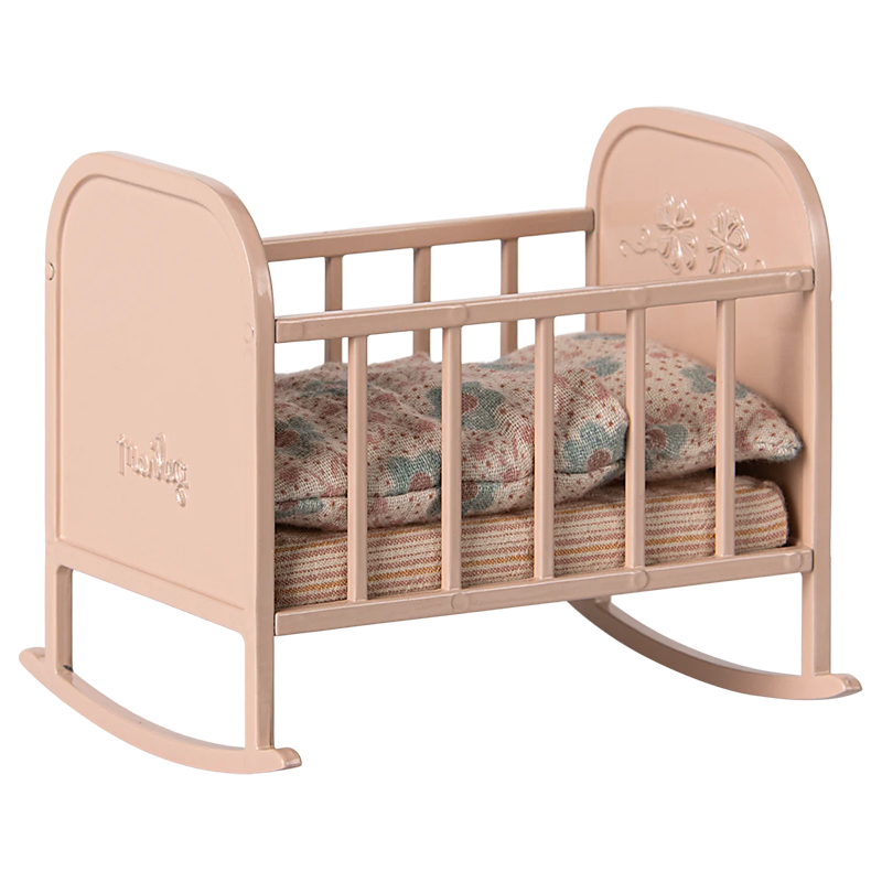 Maileg Babywiege 'My' Light Rose