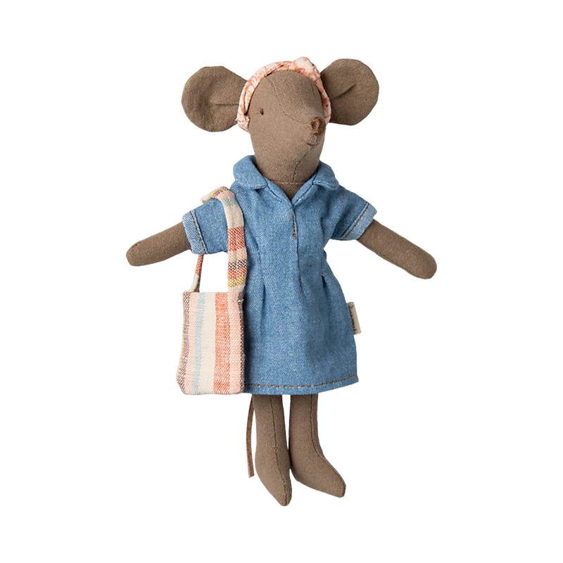 Maileg Jeanskleid und Tasche für Mama Maus