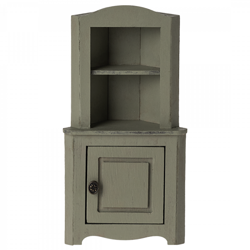 Eckschrank in Grün für Maileg-Mäuse von Maileg.