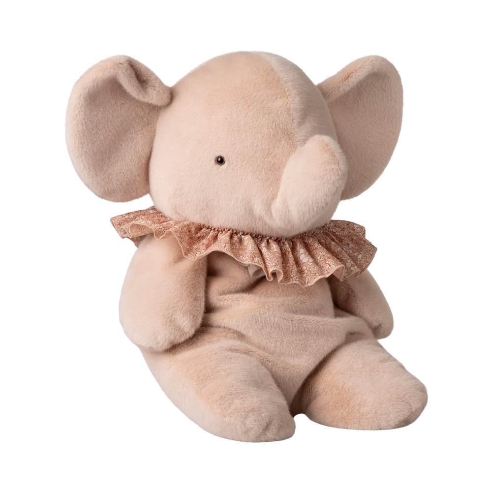 Maileg Éléphant 'Plush' Grand Poudre