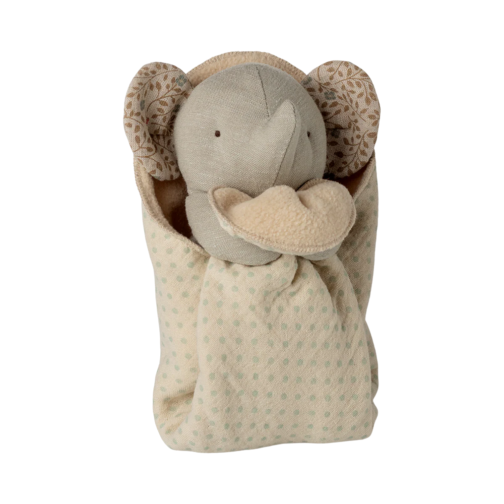 Maileg Lullaby Friends 'Elephant' Mini Iron Grey