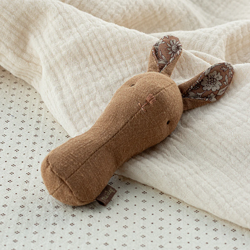 Maileg 'Lullaby Friends' Hasen Rassel Chocolate