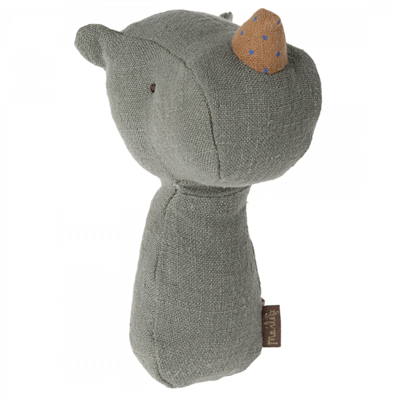 Maileg Hochet « Lullaby Friends » rhinocéros pin