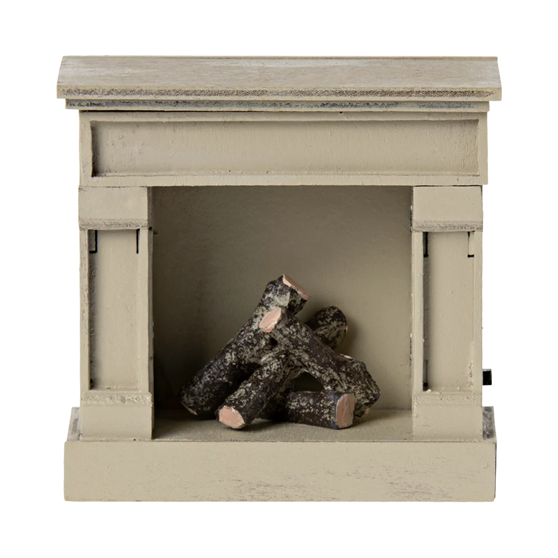 Maileg Fireplace 'Mouse' Off-White