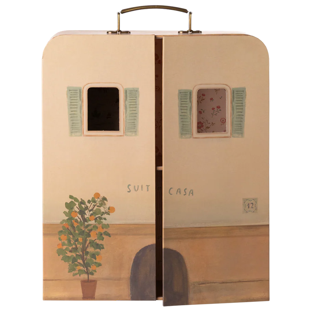 Maileg Mäusehaus 'SuitCasa' Kleine Schwester und Bruder Maus
