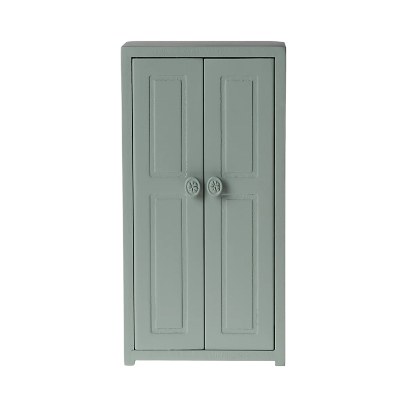 Maileg Wooden Wardrobe 'Mouse' Soft Blue