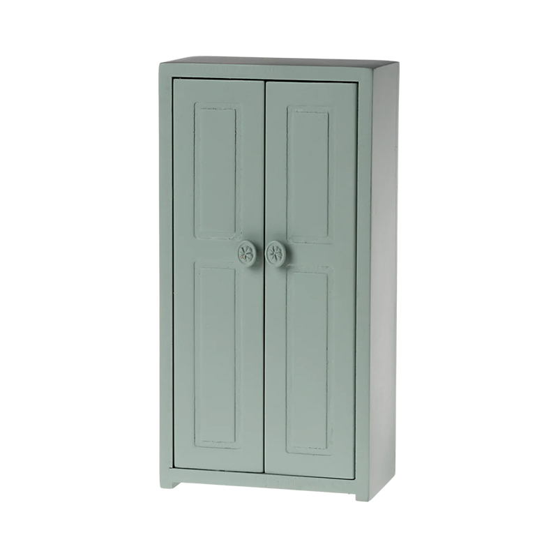 Maileg Wooden Wardrobe 'Mouse' Soft Blue