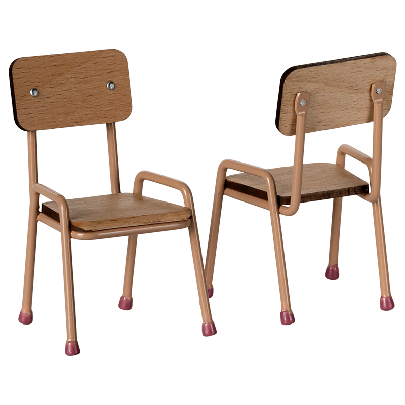Maileg Table et chaises « Souris » Poudre foncée