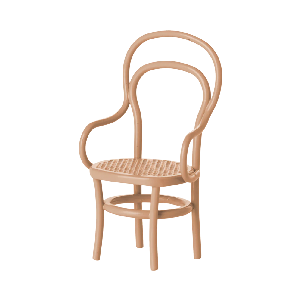 Chaise Maileg vintage "souris" rose poudré