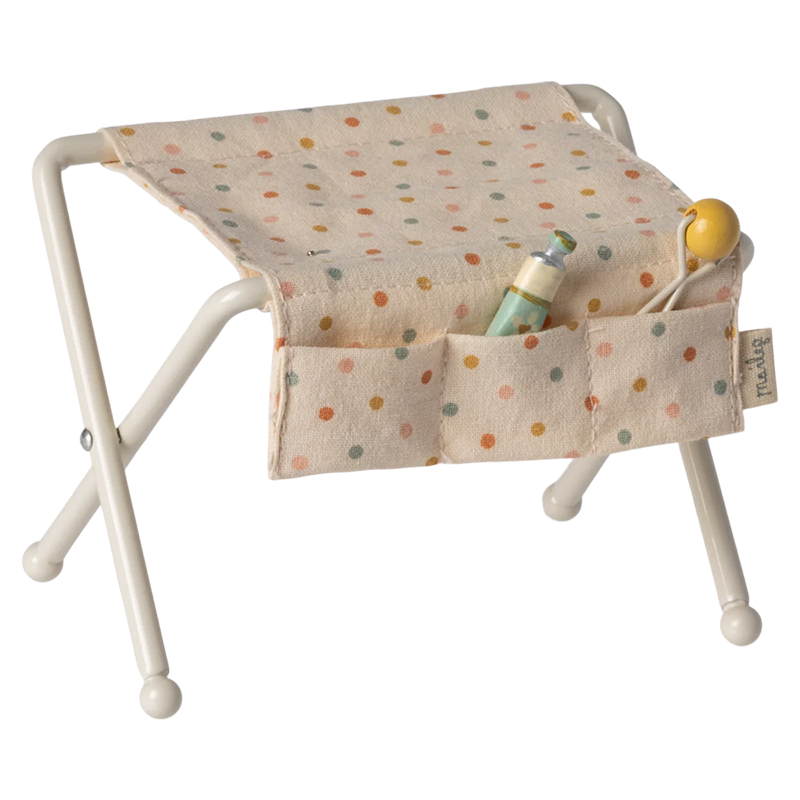 Maileg Wickeltisch 'Babymaus' Off White
