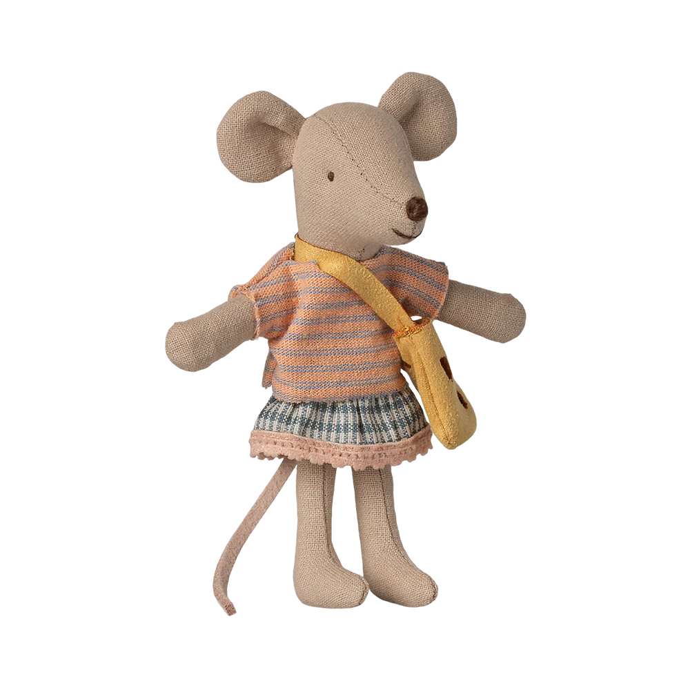 Maileg 'Little Sister Mouse' with Bag