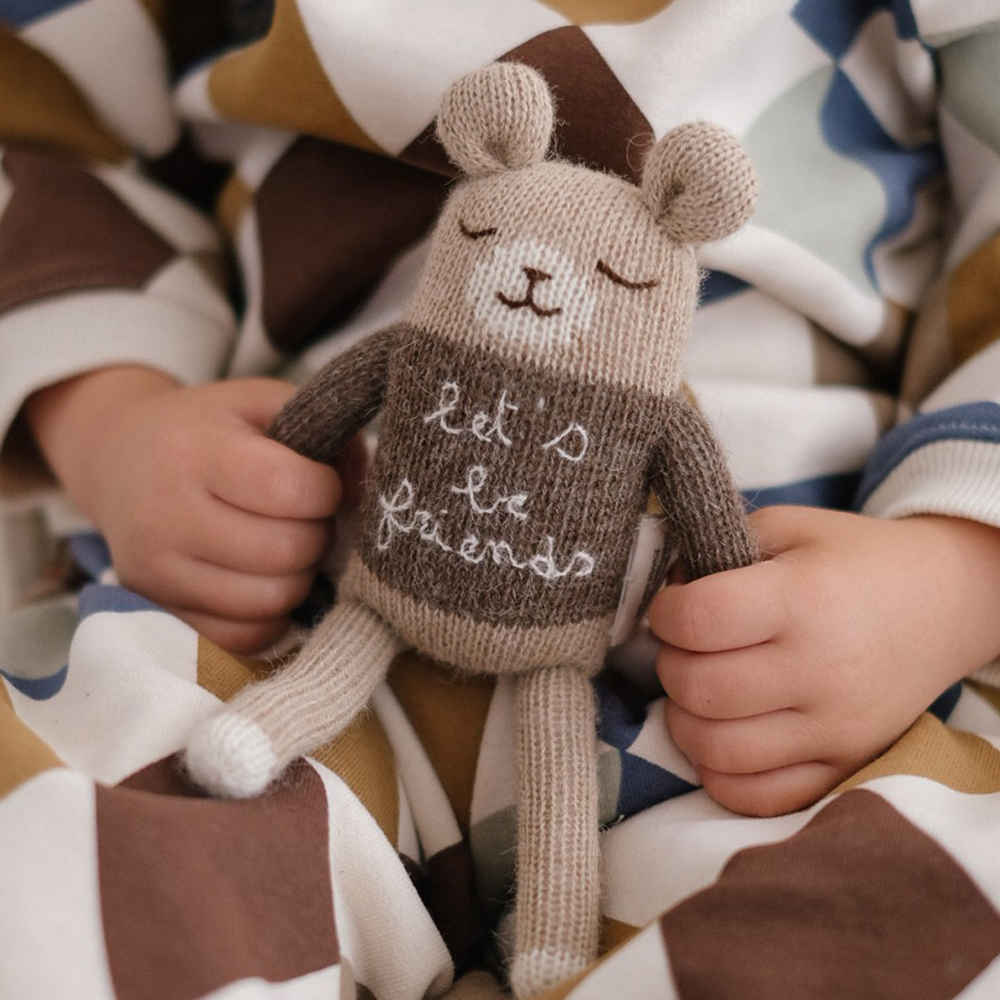 Main Sauvage x Organic Zoo Doudou Tricoté Friends