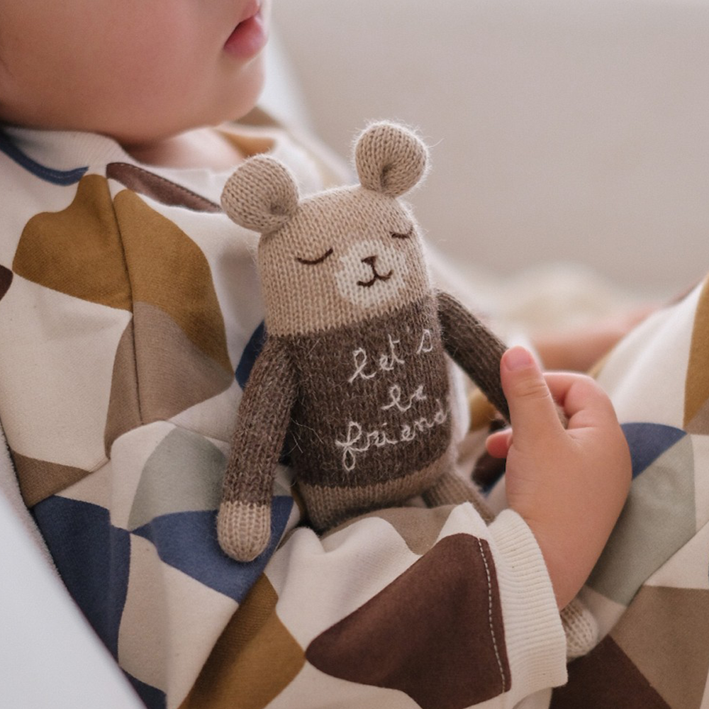 Main Sauvage x Organic Zoo Doudou Tricoté Friends
