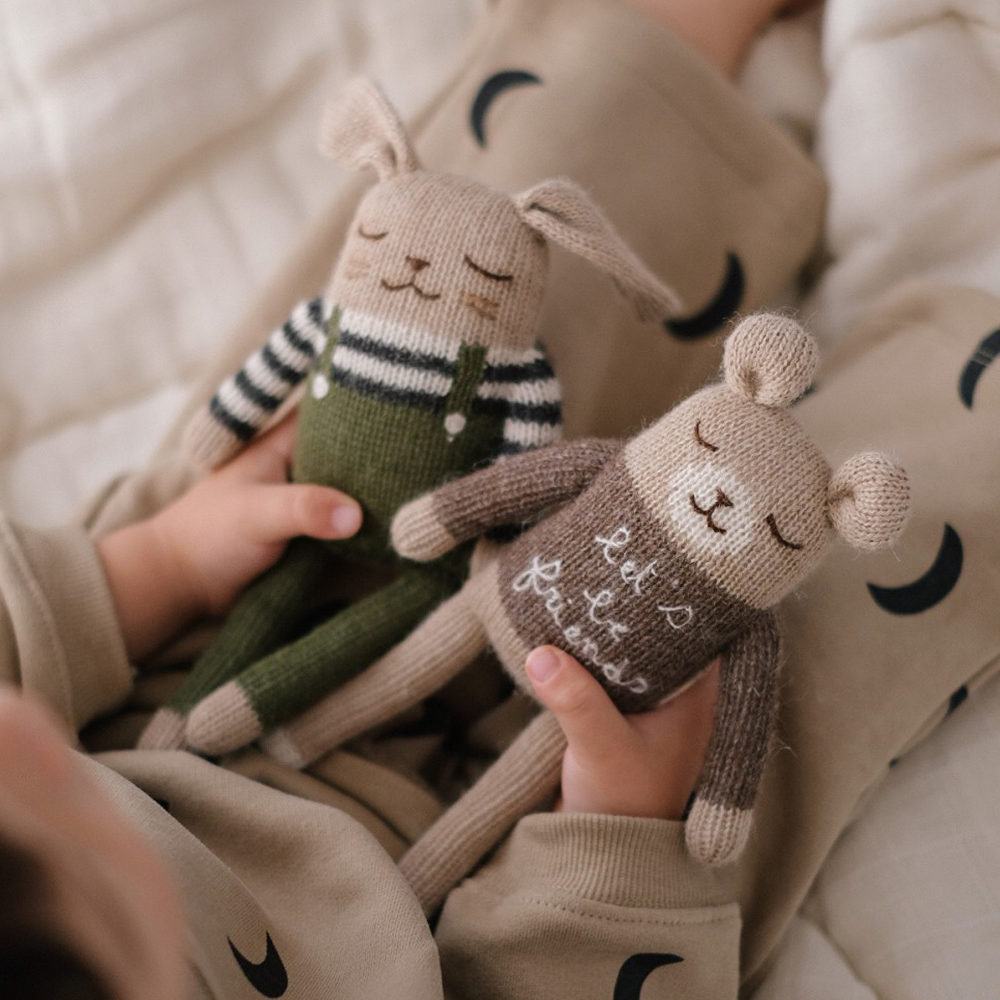 Main Sauvage x Organic Zoo Doudou Tricoté Friends