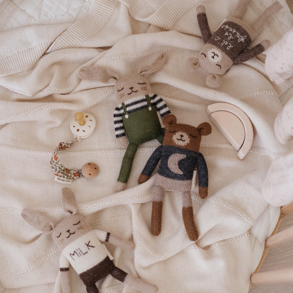 Main Sauvage x Organic Zoo Doudou Tricoté Friends