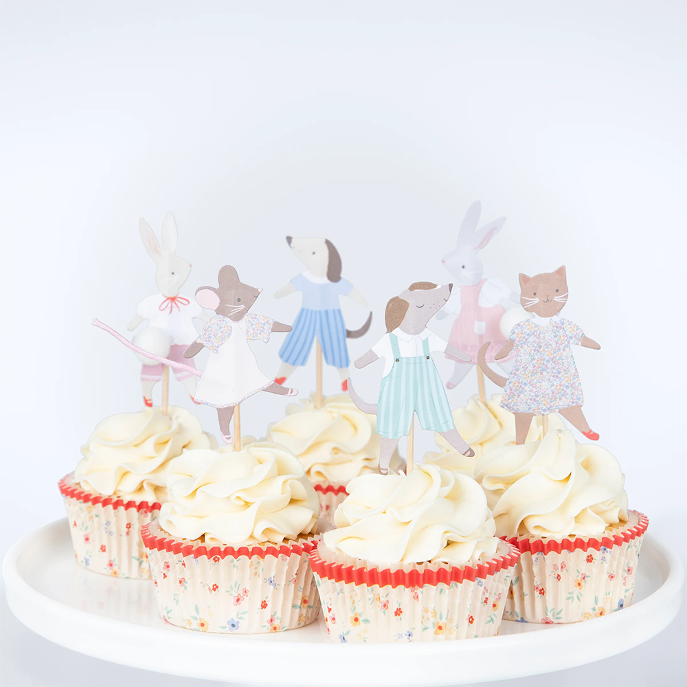 Kit de cupcakes Animaux de la forêt Meri Meri