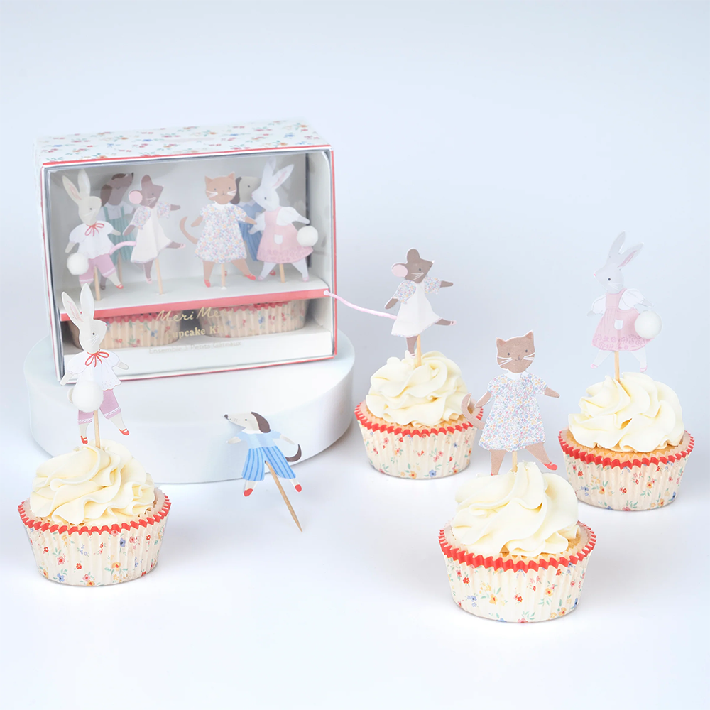 Kit de cupcakes Animaux de la forêt Meri Meri