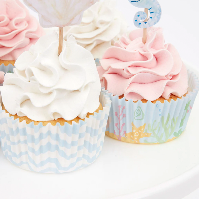Meri Meri Cupcake Meerjungfrauen-Förmchen.