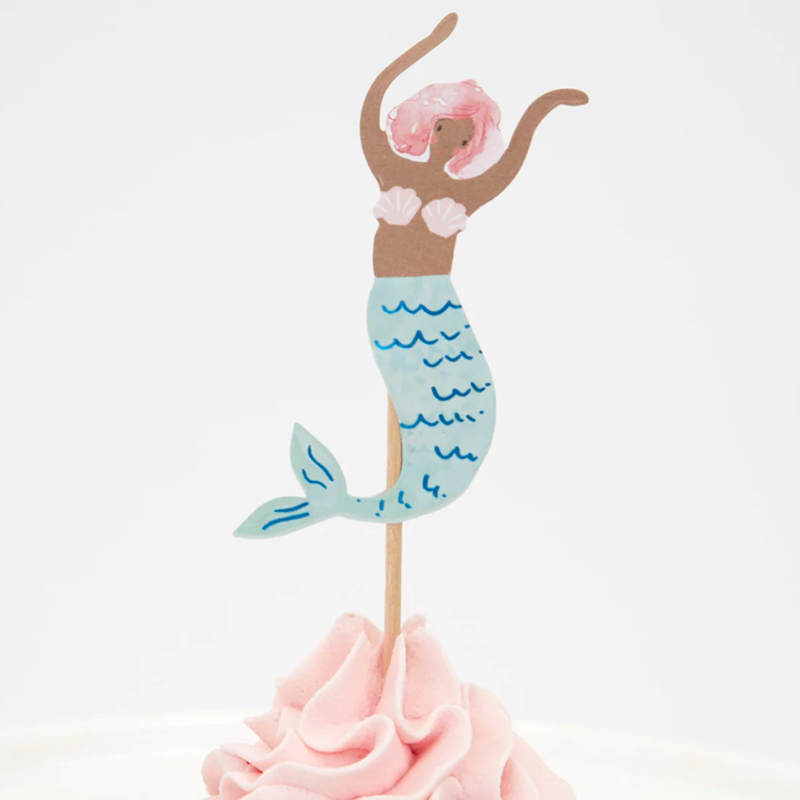 Meri Meri Cupcake Meerjungfrauen-Topper.
