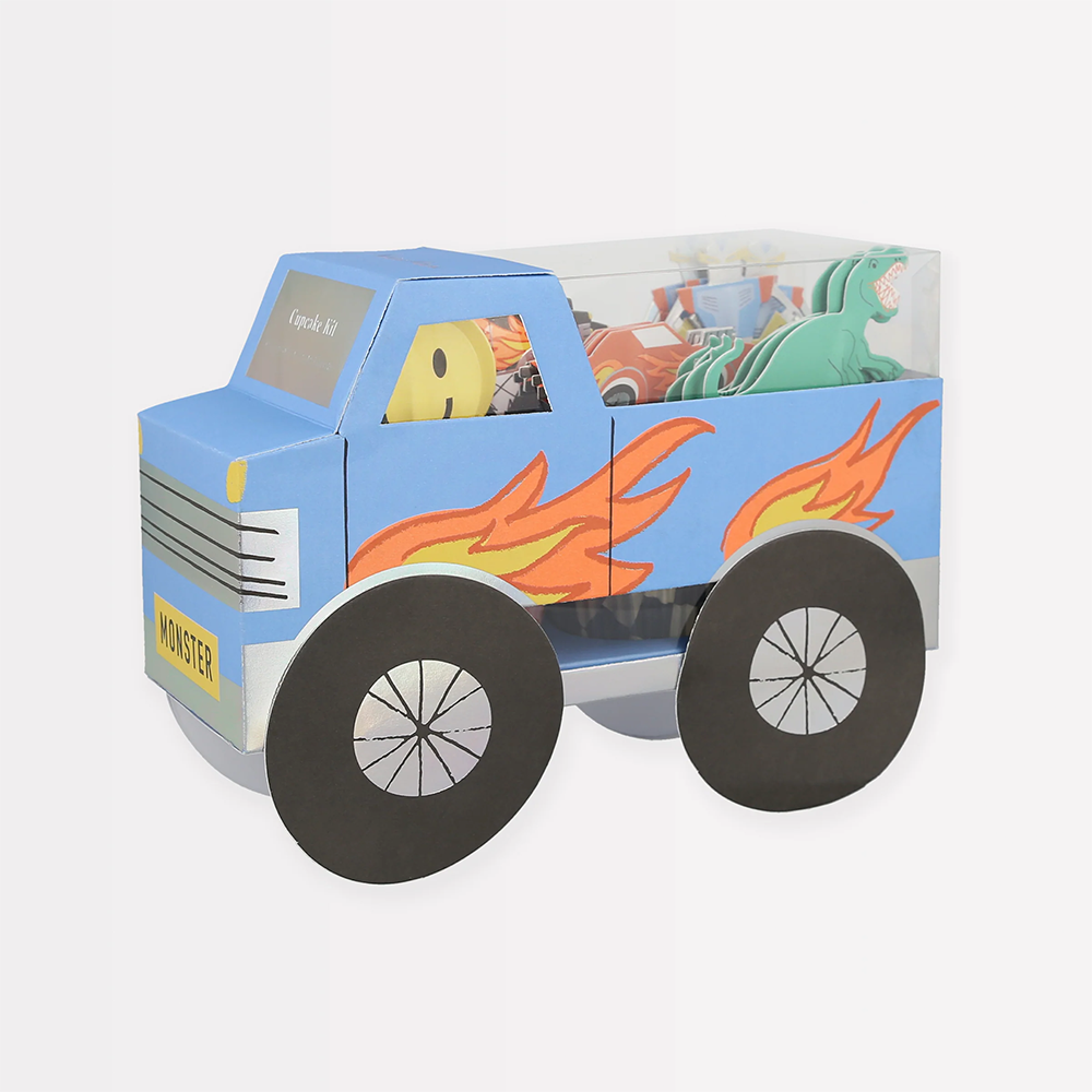 Meri Meri Kit de cupcakes Monstertruck