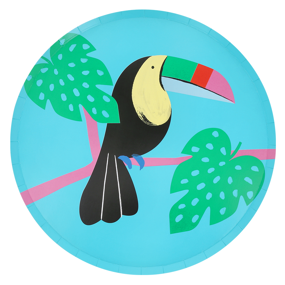 Assiettes de fête Meri Meri Jungle Jamboree