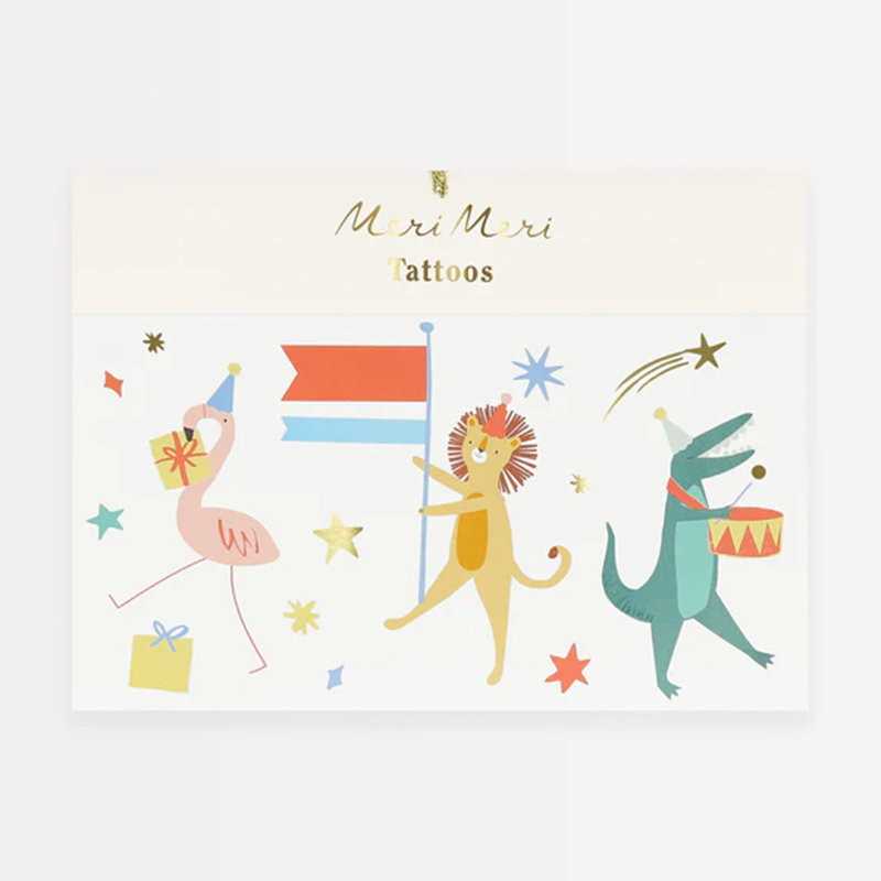 Meri Meri 'Animal Kingdom' Children's Tattoos