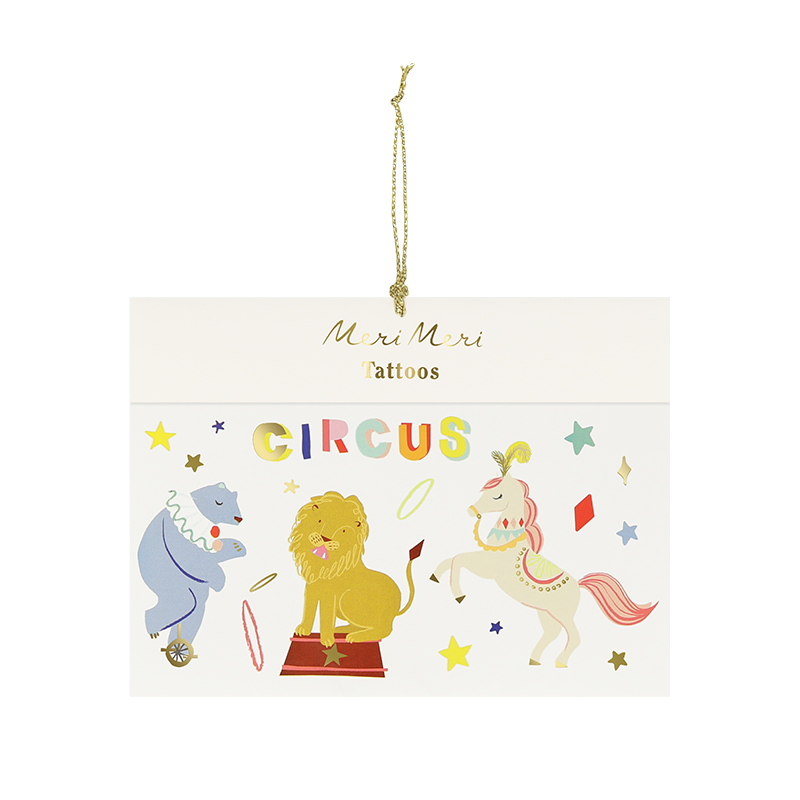 Meri Meri Kindertattoos 'Circus'