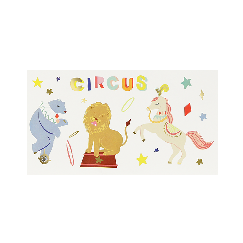 Meri Meri Kindertattoos 'Circus'