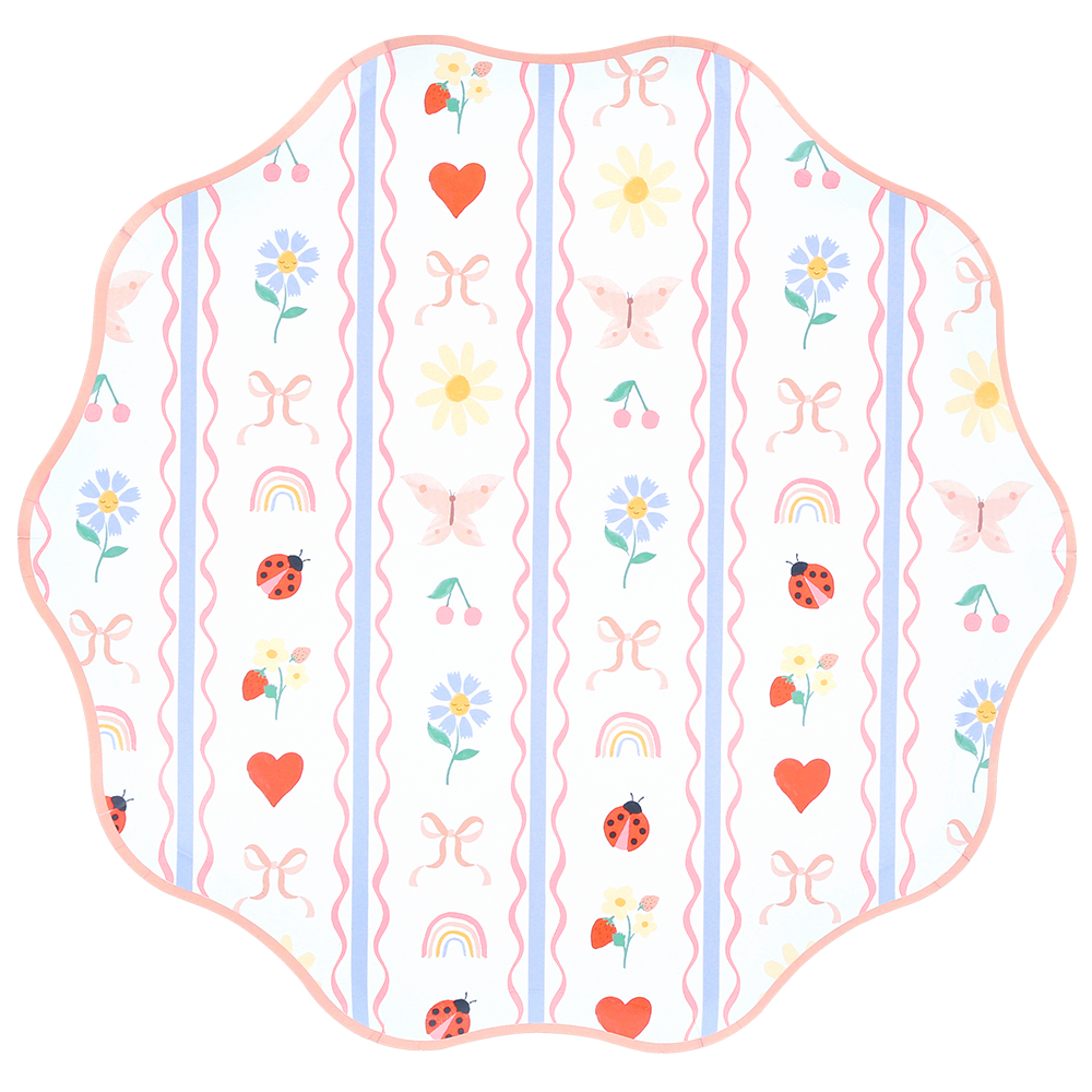 Meri Meri Party Teller Little Garden Dinner - Online MY SNOWFLAKE