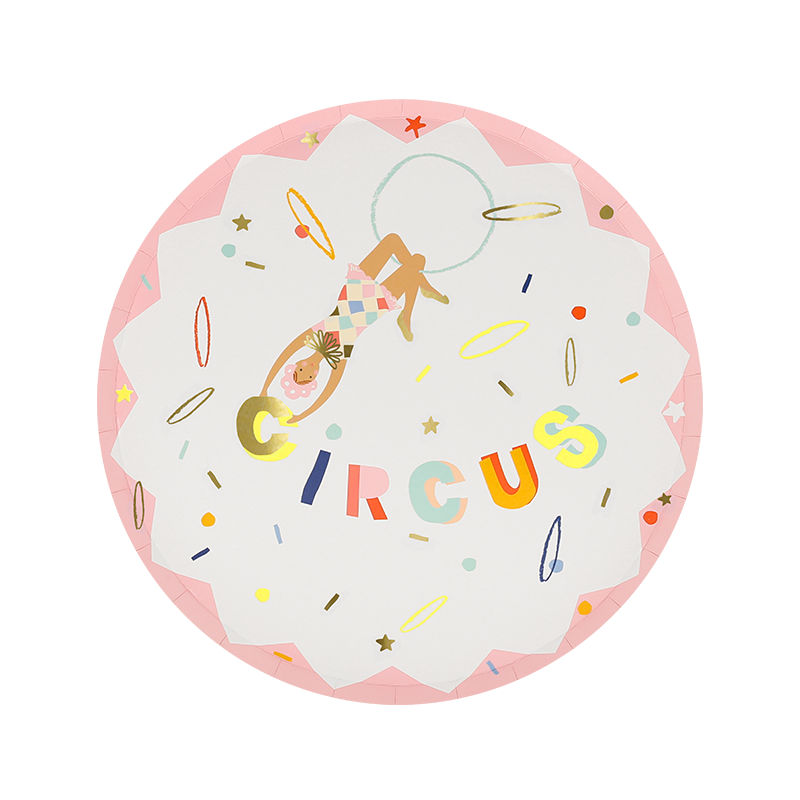 Assiettes de fête Meri Meri Cirque