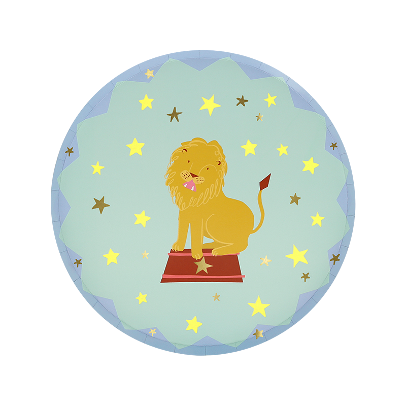 Assiettes de fête Meri Meri Cirque