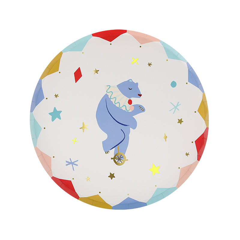 Assiettes de fête Meri Meri Cirque