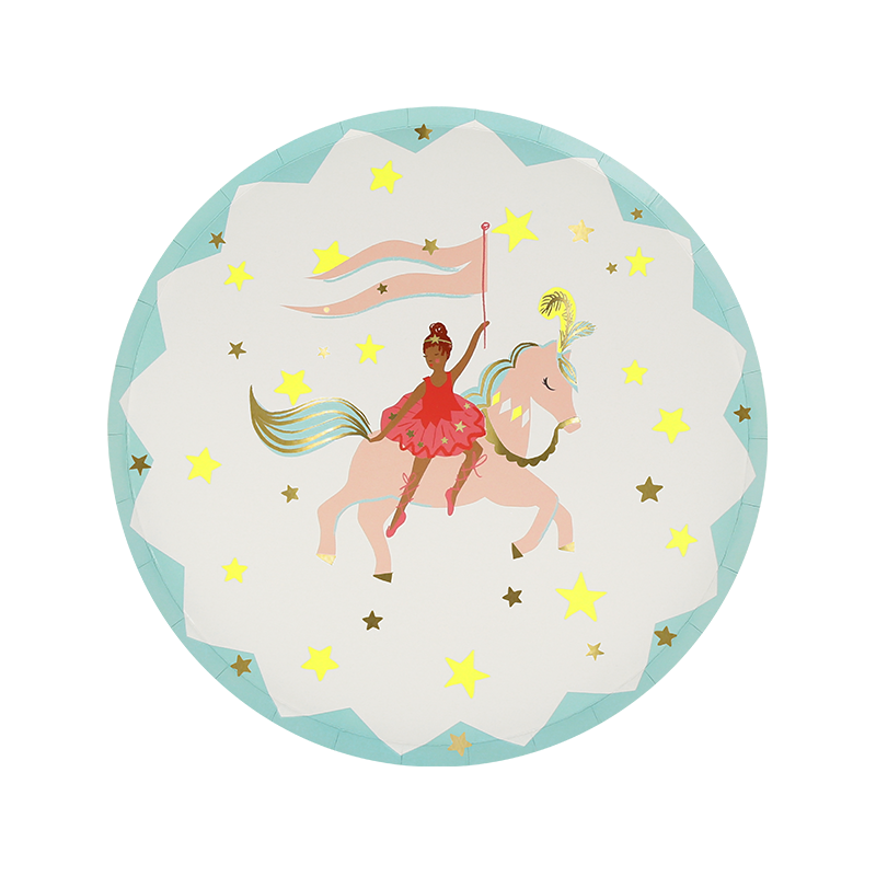 Assiettes de fête Meri Meri Cirque