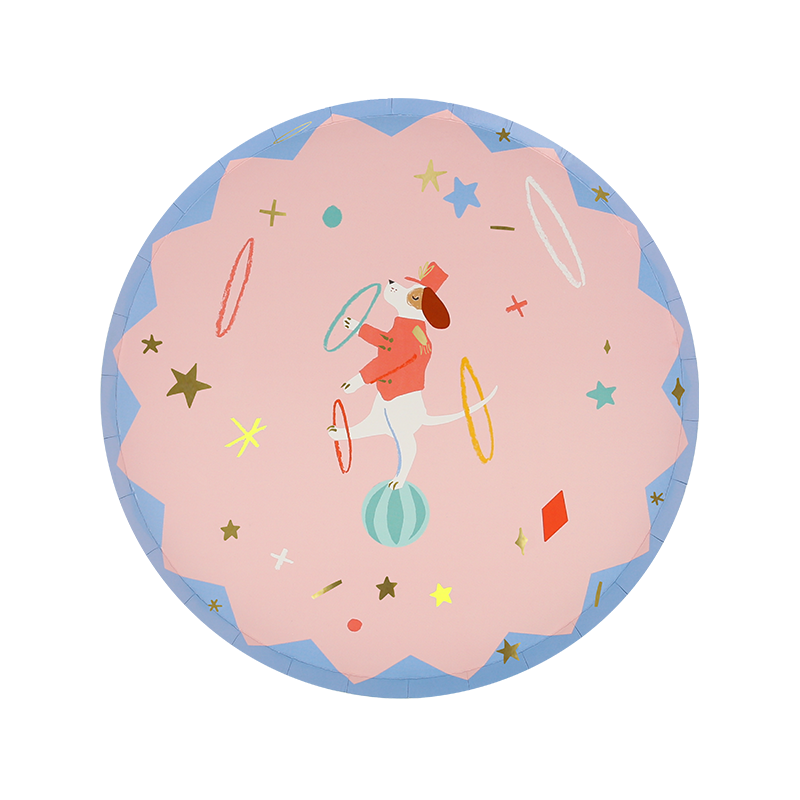 Assiettes de fête Meri Meri Cirque
