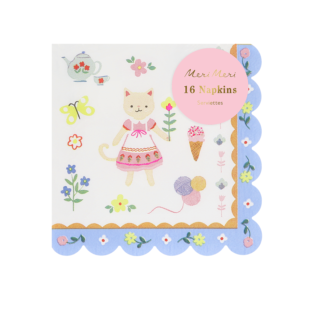 Meri Meri Napkins Kitten Club