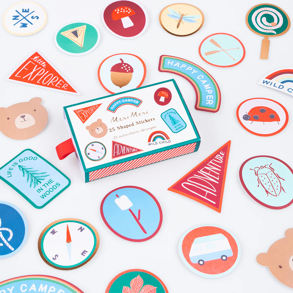 Meri Meri Sticker Camping Adventures - Online MY SNOWFLAKE